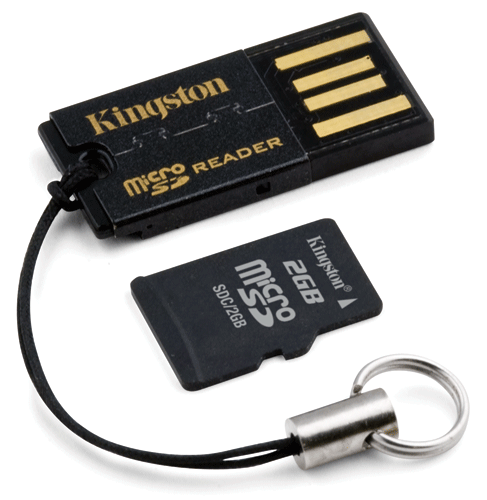 Флеш карта памяти вида microSD 